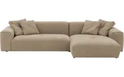 Goossens loungebank lago bruin stof - 8252192-{merk}-lago-bank-stof-bruin-01